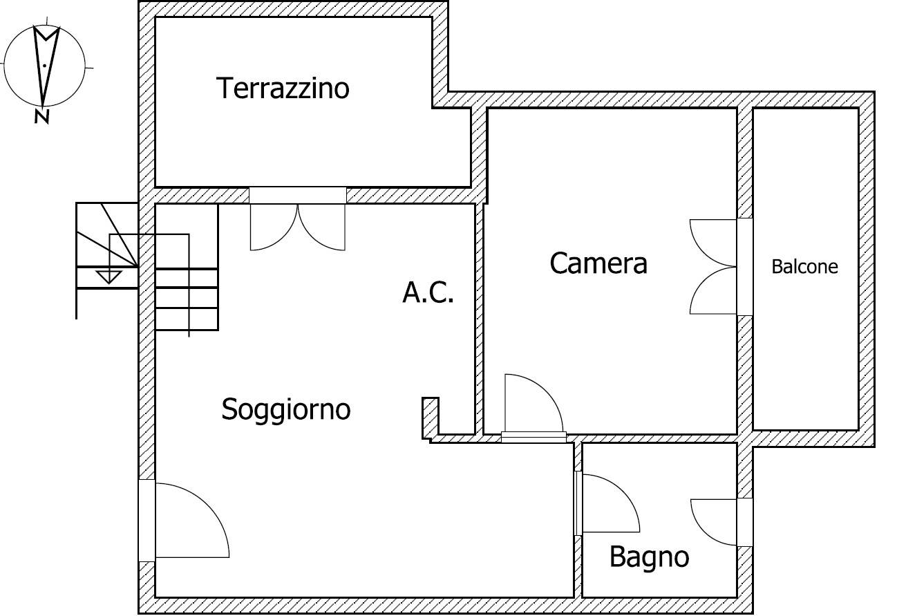 Immagine 28 di Appartamento in vendita  in Via Signiola 9 a Roma