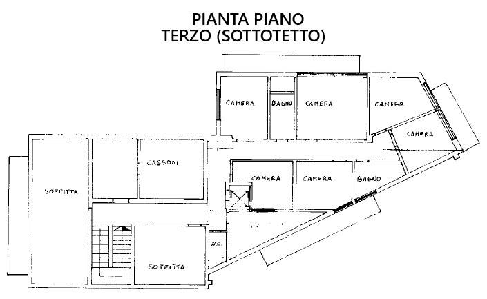 Immagine 43 di Albergo/B&B/Residence in vendita  in via giosuè carducci 10 a Chianciano Terme