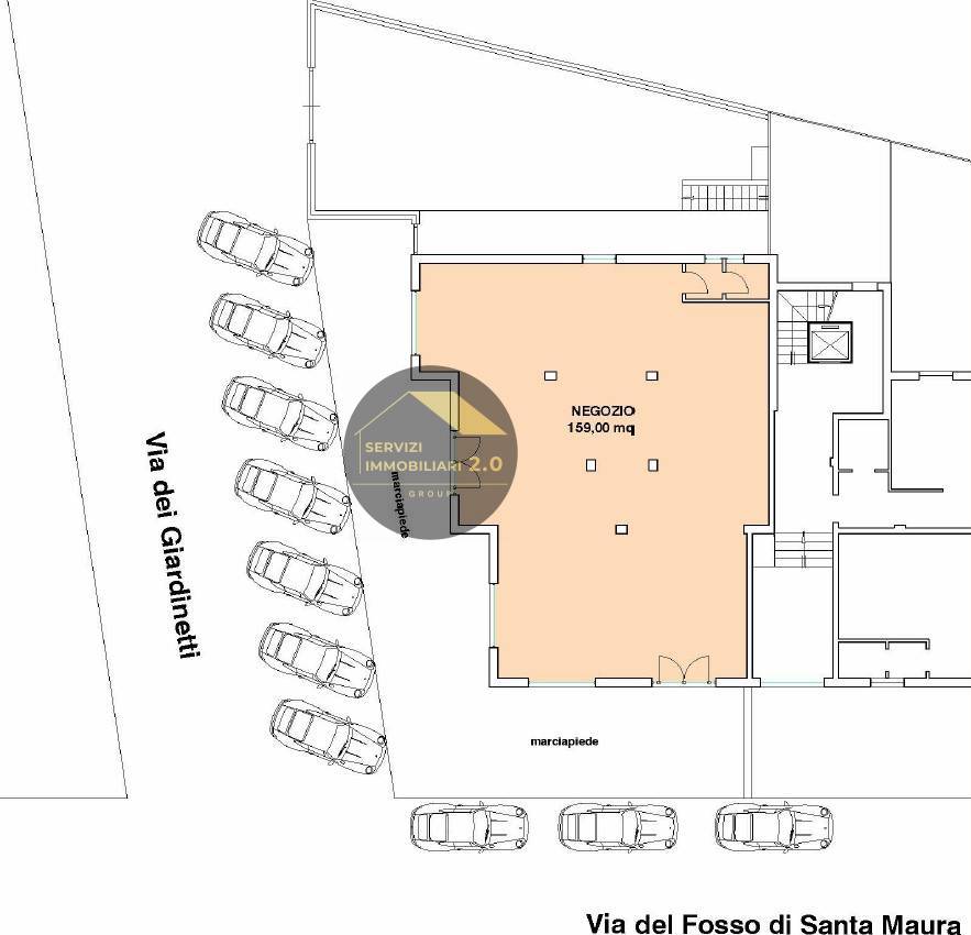 Immagine 23 di Locale commerciale in affitto  in via del fosso di santa maura 136A a Roma