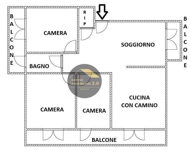 Immagine 22 di Appartamento in vendita  in Via Nicola Da Guardiagrele 106 a Roma