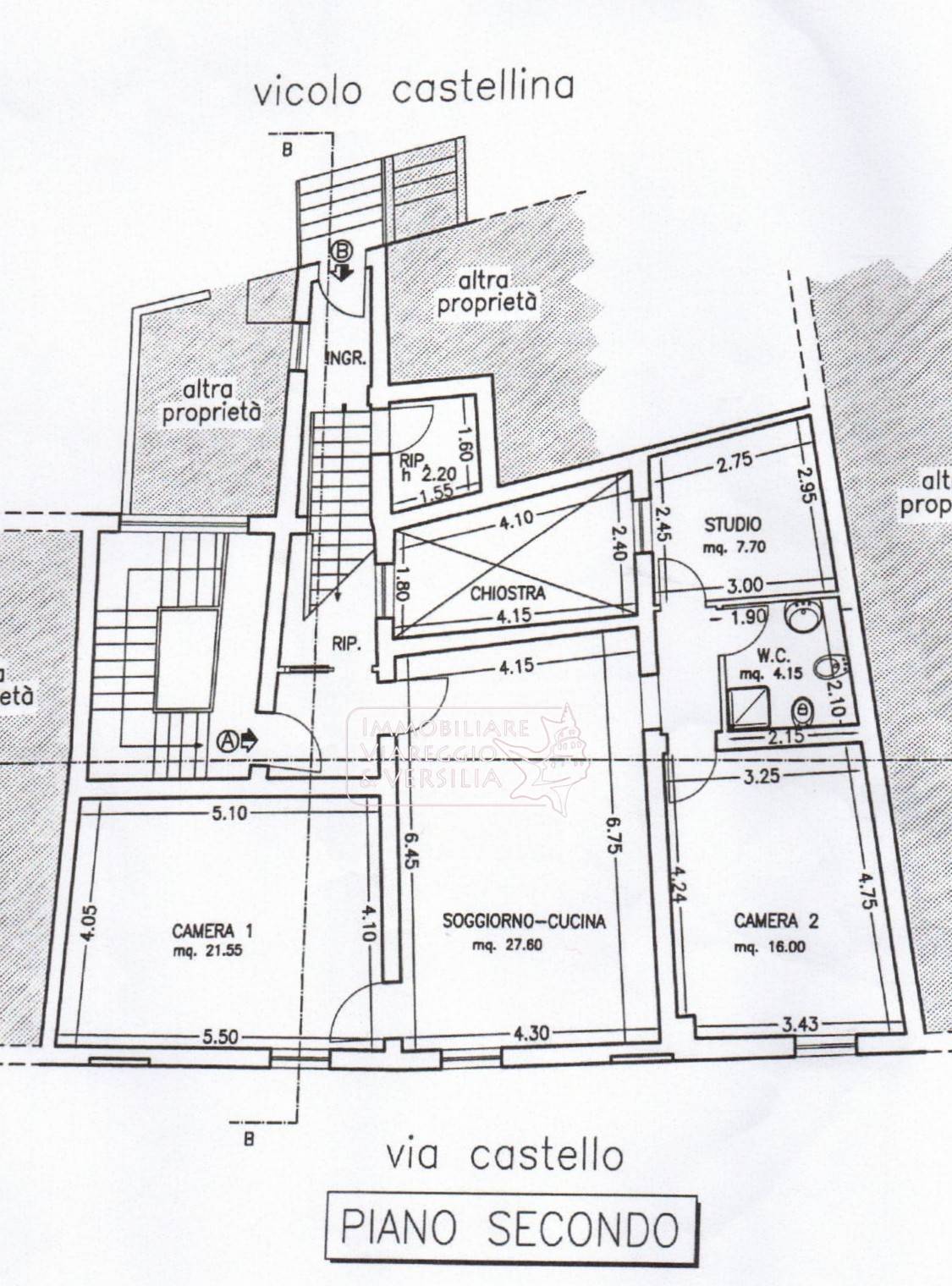 Immagine 25 di Appartamento in vendita  in via del Castello 37 a Viareggio