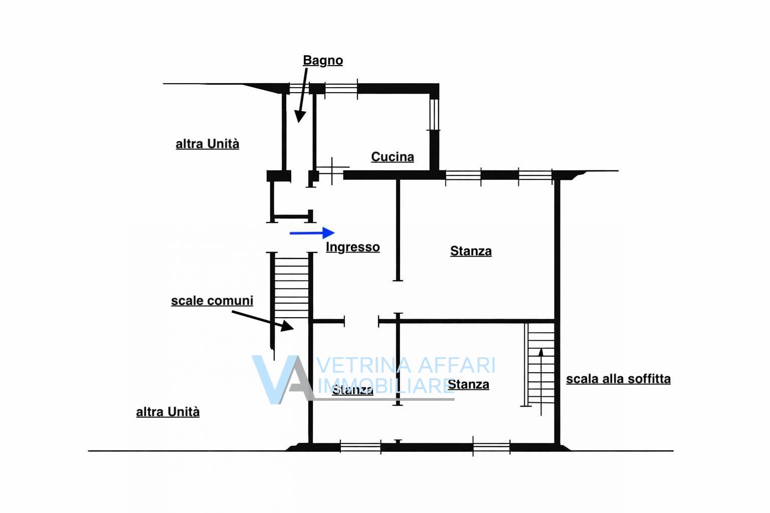 Immagine 15 di Appartamento in vendita  in calle del paradiso a Venezia