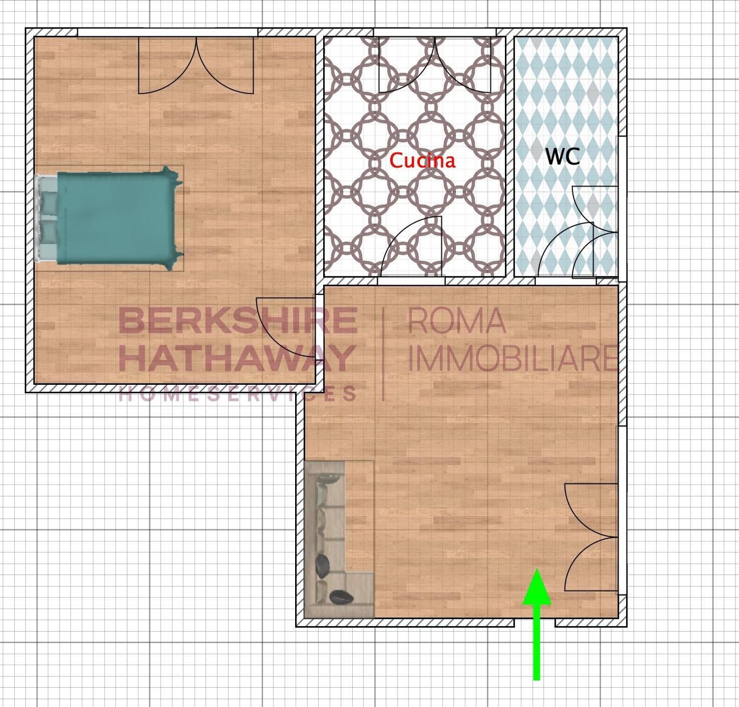 Immagine 13 di Appartamento in vendita  in Parioli 100 a Roma