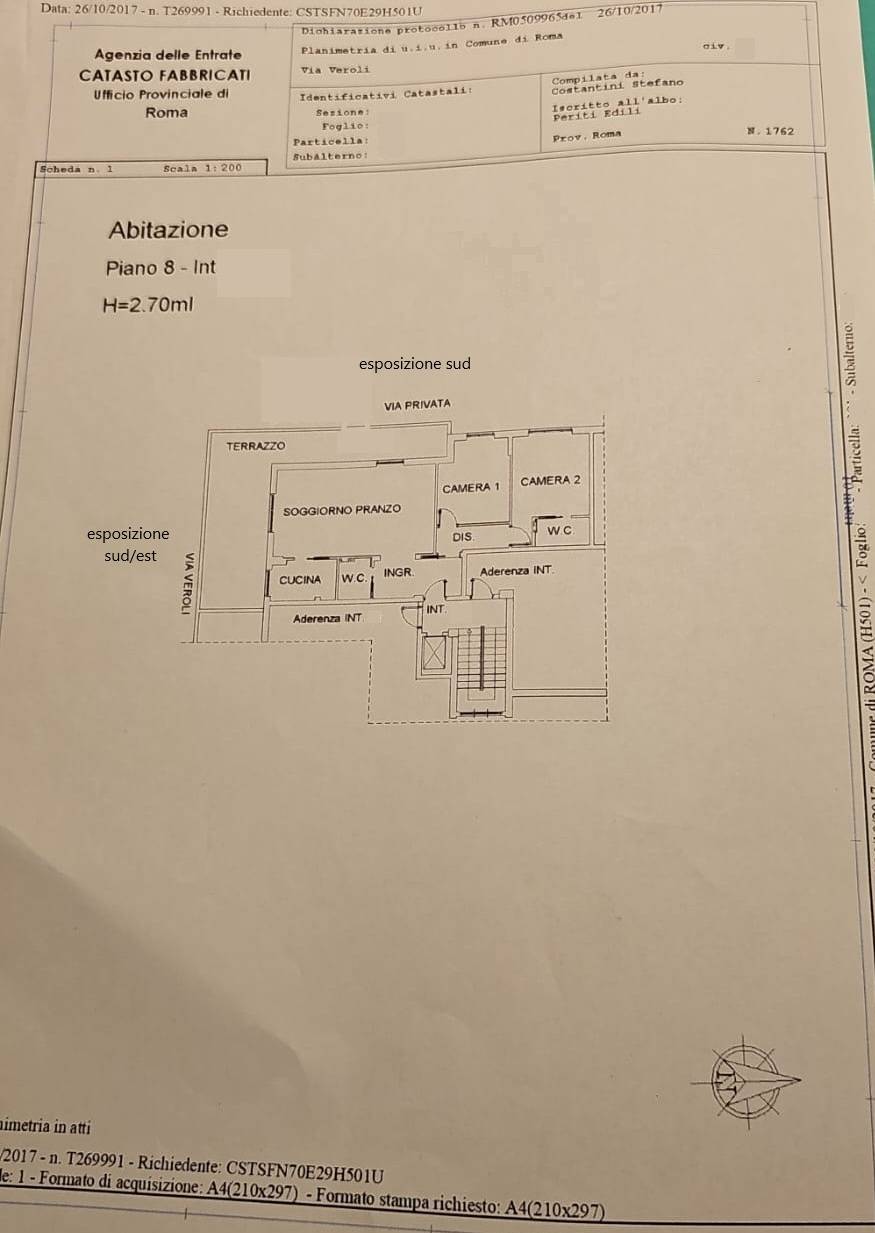 Immagine 30 di Appartamento in vendita  in Via Veroli a Roma