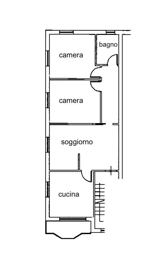 Immagine 12 di Appartamento in vendita  in via monte san michele 46 a San Benedetto Del Tronto