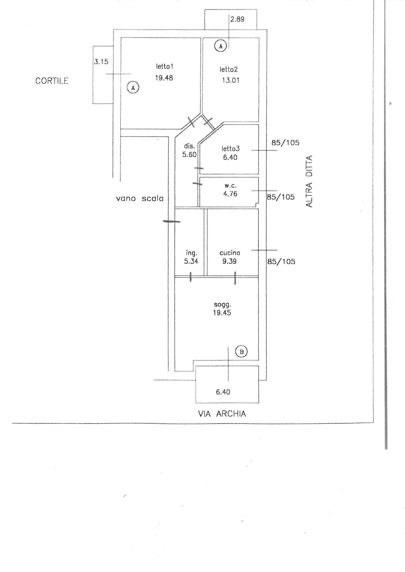 Immagine 18 di Appartamento in vendita  in Via Monsignore Carabelli a Siracusa