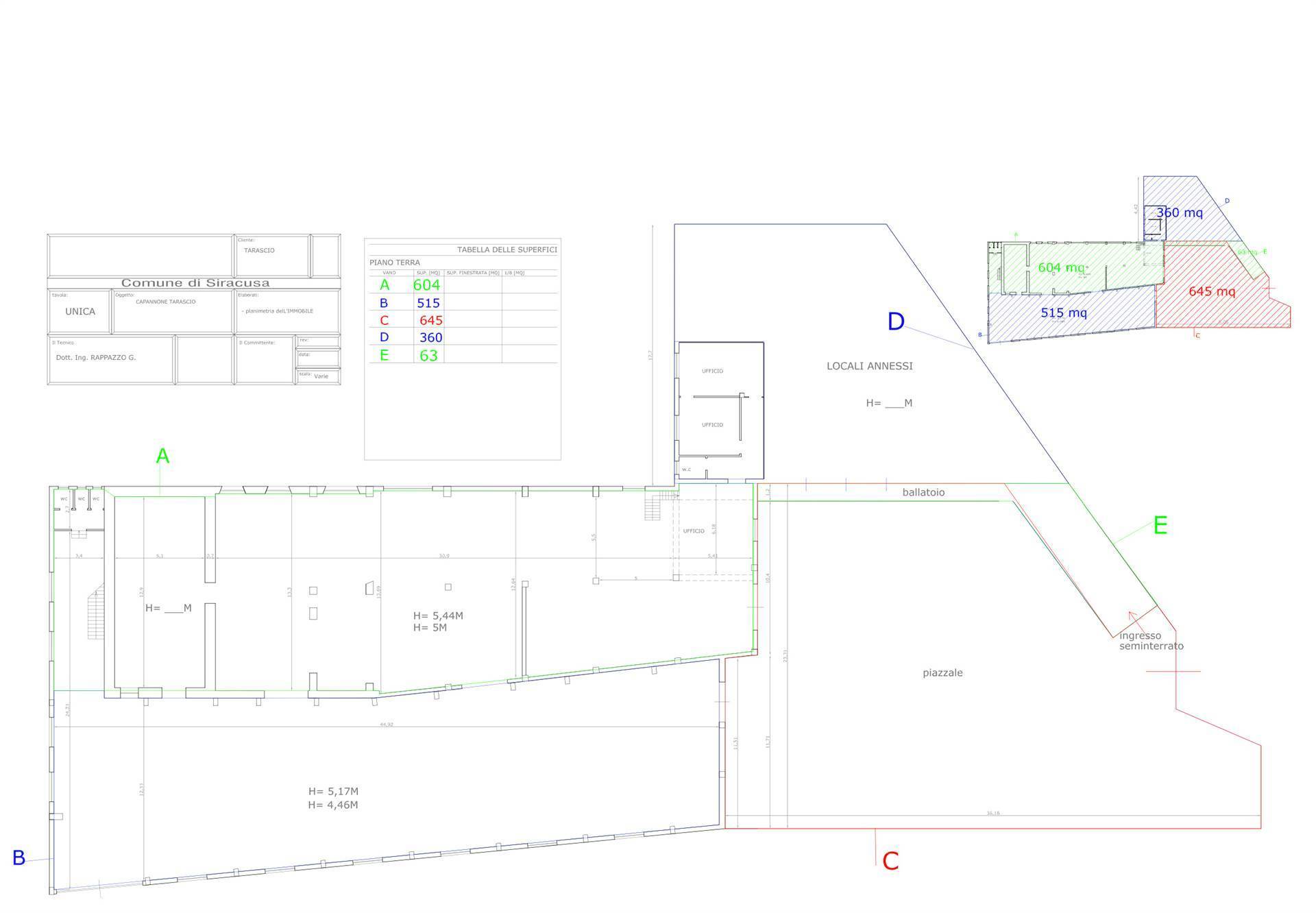 Immagine 24 di Capannone industriale in vendita  in Via Forlanini a Siracusa