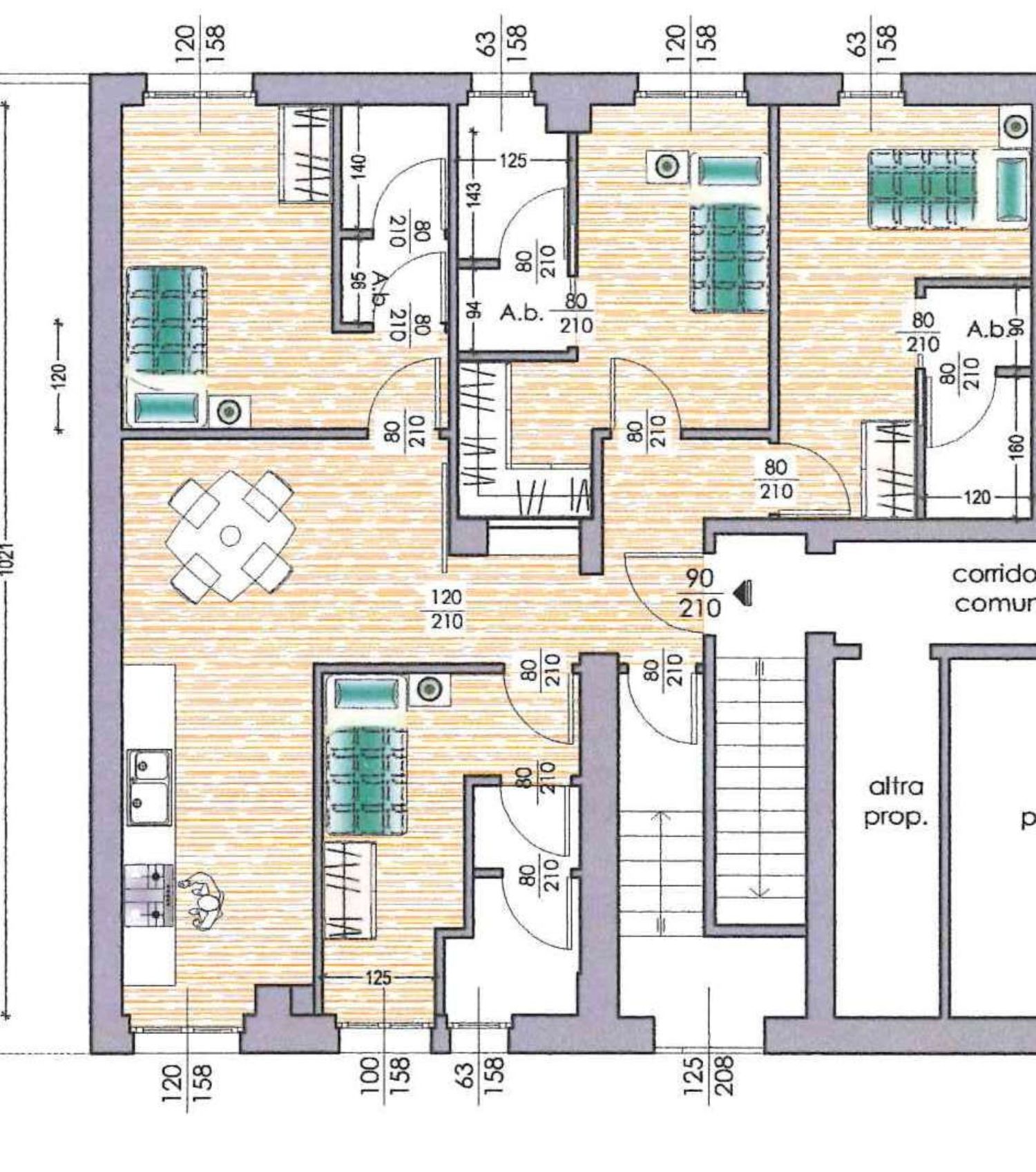 Immagine 24 di Appartamento in vendita  in degli Umiliati 16 a Milano