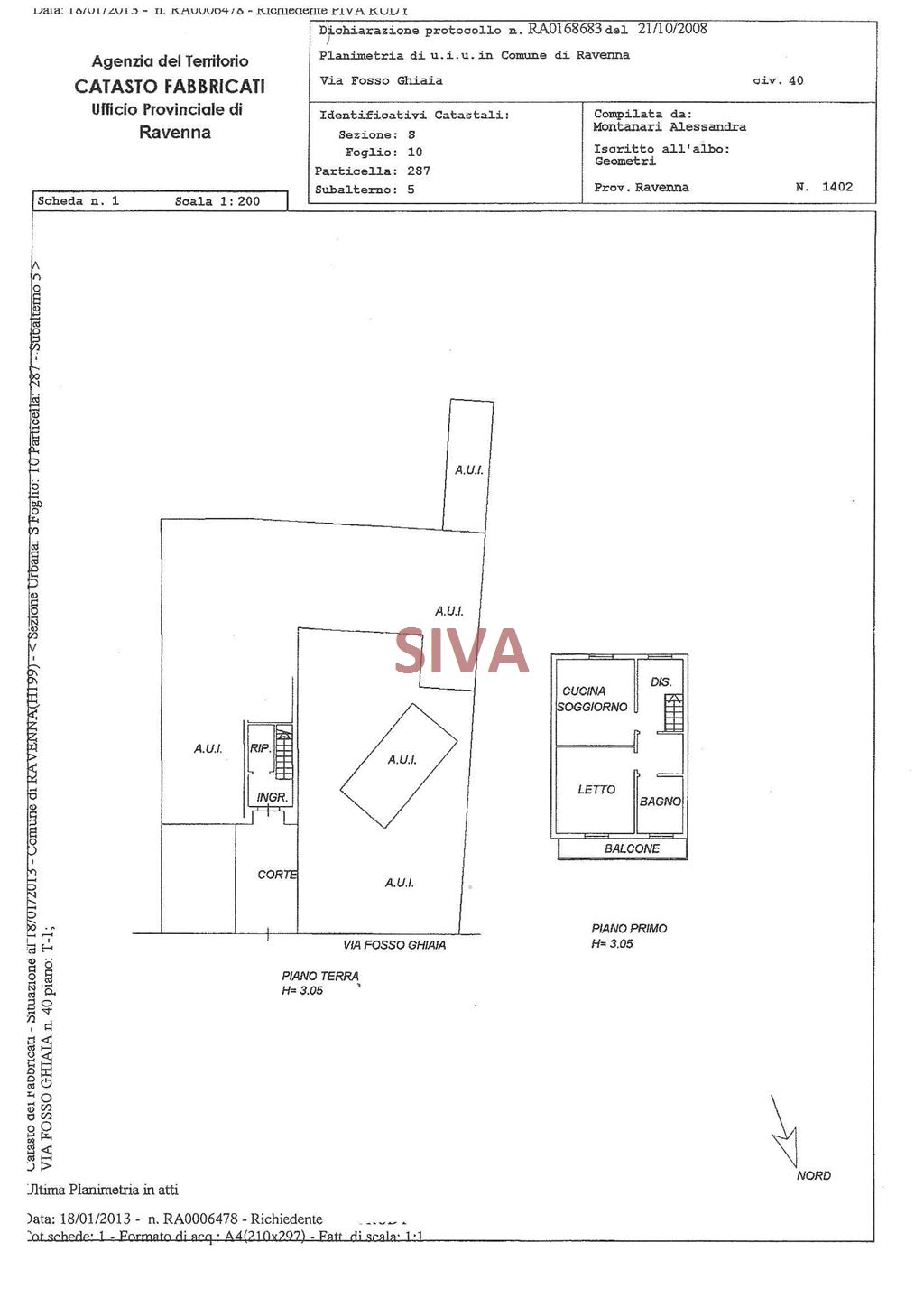 Immagine 12 di Appartamento in vendita  in Via Fosso Ghiaia 40 a Ravenna