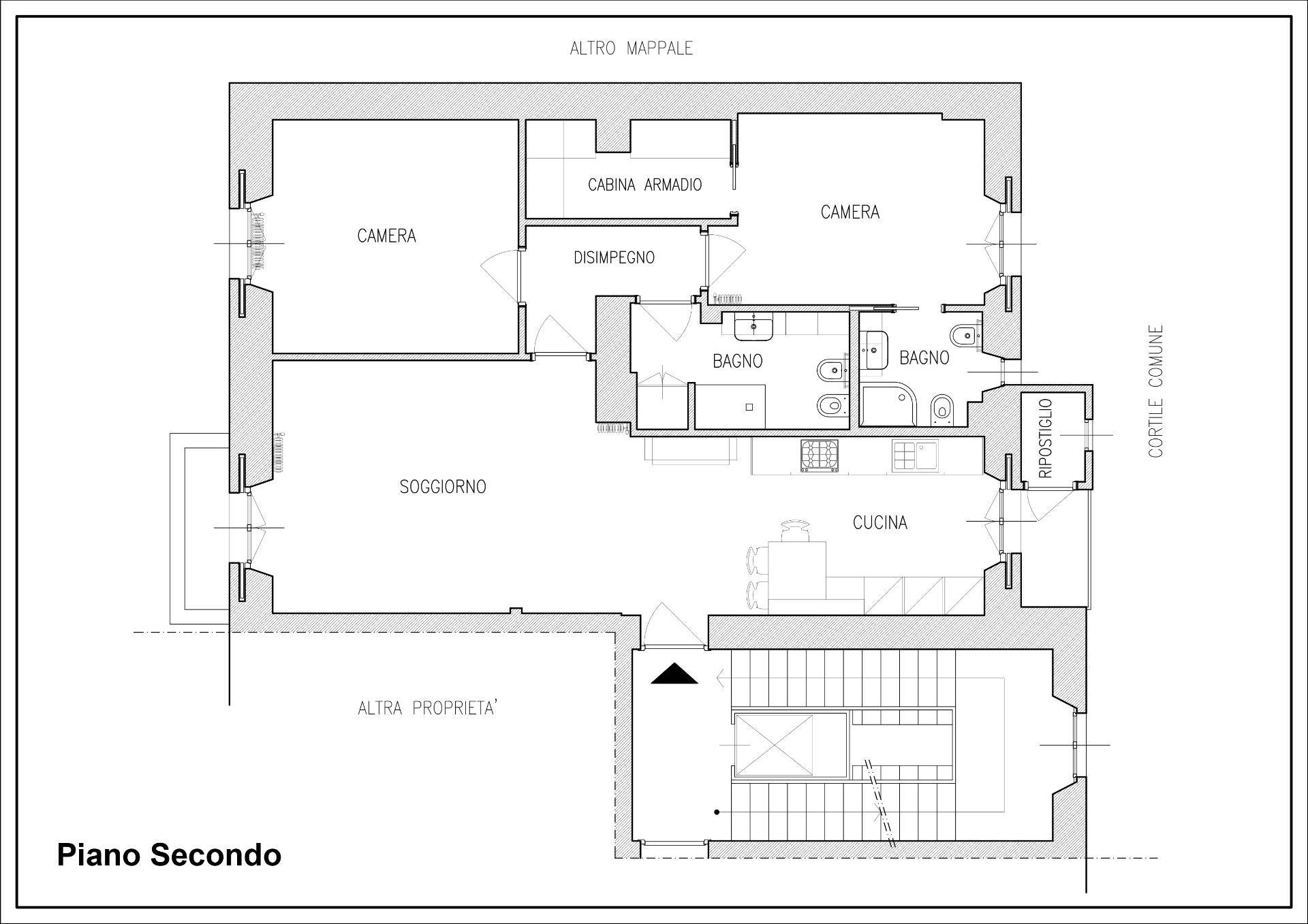 Immagine 11 di Appartamento in affitto  in Corso Sempione a Milano