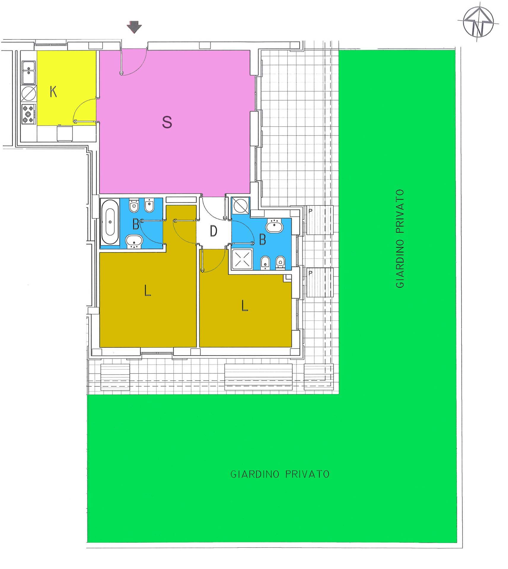 Immagine 14 di Appartamento in vendita  a Peschiera Borromeo