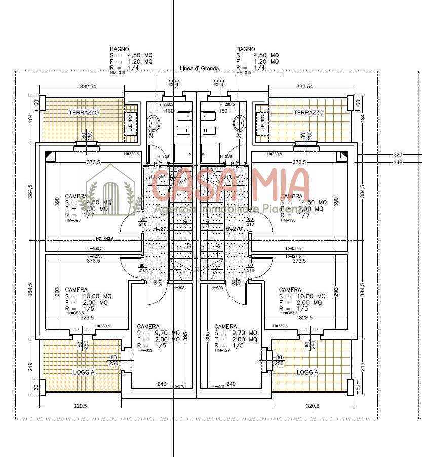 Immagine 13 di Villetta a schiera in vendita  in Via mozart a Agazzano