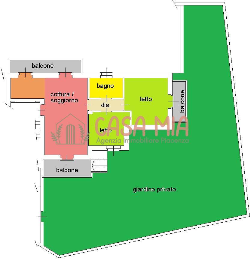 Immagine 39 di Appartamento in vendita  in VIA PO a Agazzano