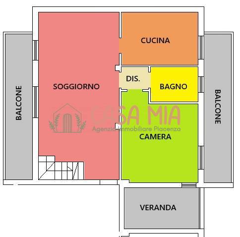 Immagine 22 di Appartamento in vendita  in VIA MAMAGO ROSO a Agazzano