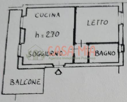 Immagine 14 di Appartamento in vendita  in VIA MOSCHINO a Agazzano