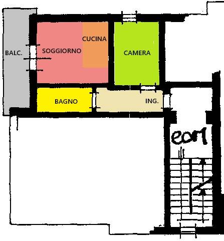 Immagine 5 di Appartamento in vendita  in Via circonvallazione a Ferriere