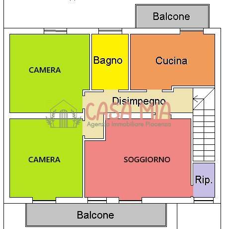 Immagine 32 di Appartamento in vendita  in via IV novembre a Agazzano