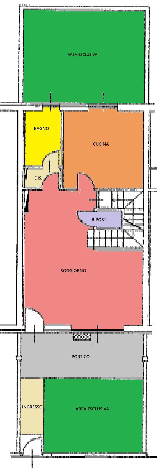 Immagine 27 di Villetta a schiera in vendita  in Via deledda a Piacenza