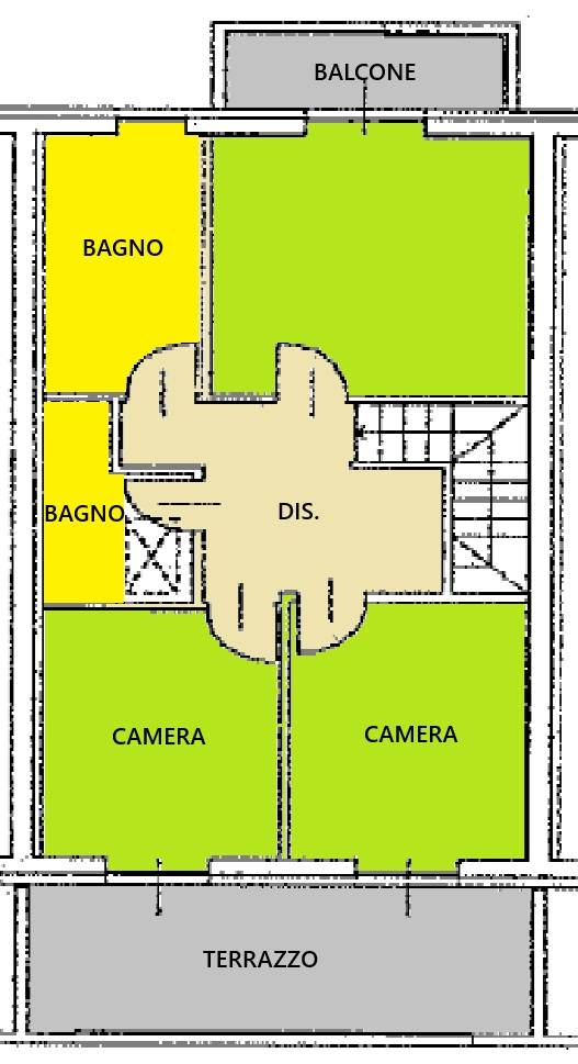 Immagine 30 di Villetta a schiera in vendita  in Via deledda a Piacenza
