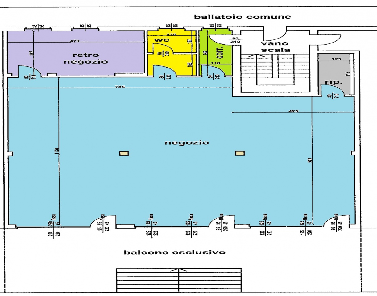 Immagine 26 di Locale commerciale in vendita  in Via emilia ovest a Agazzano