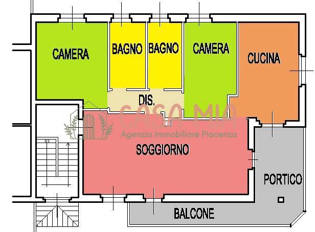 Immagine 33 di Appartamento in vendita  in Via Guareschi a Agazzano