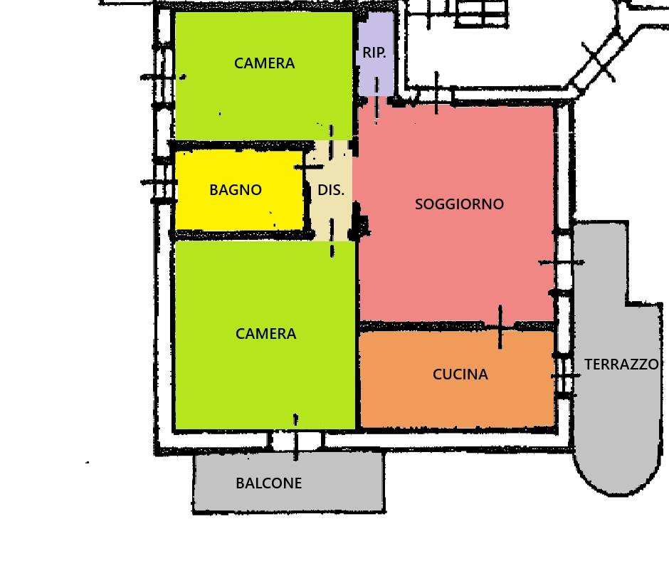 Immagine 25 di Appartamento in vendita  in Via Borsellino a Agazzano