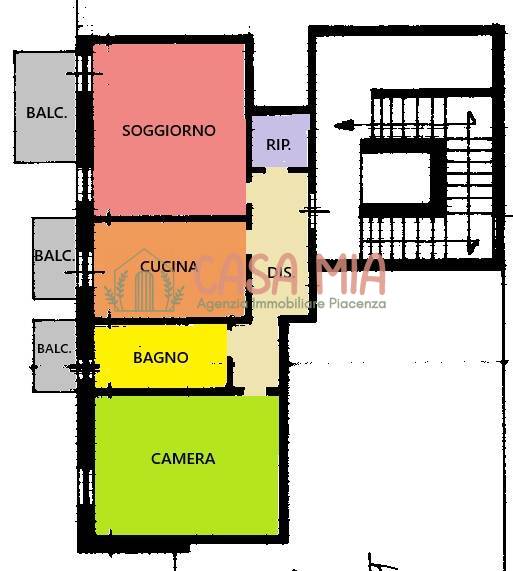 Immagine 16 di Appartamento in vendita  in Via Emilia Piacentina 24 a Castel San Giovanni