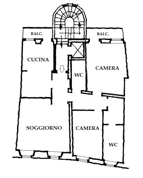 Immagine 20 di Appartamento in affitto  in Piazza Borgo a Piacenza