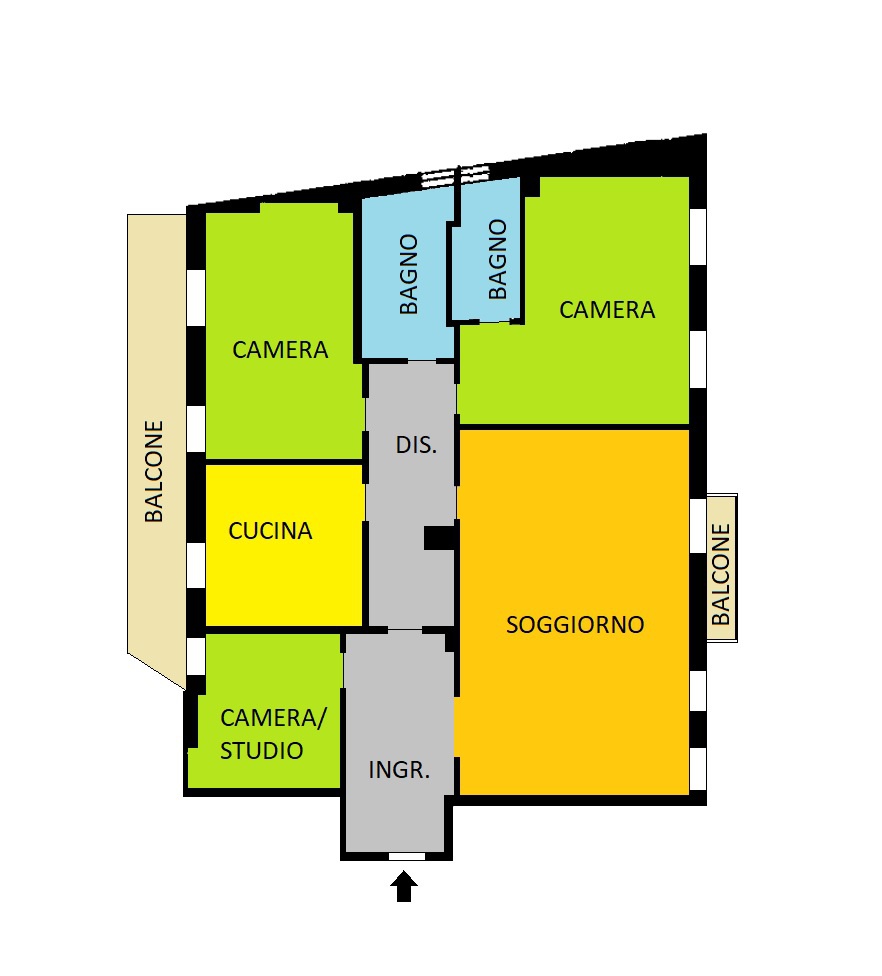 Immagine 21 di Appartamento in vendita  in Stradone Farnese a Piacenza