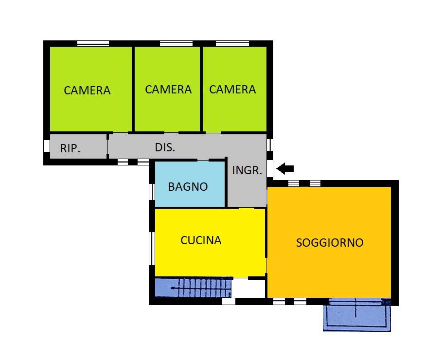 Immagine 24 di Villa in vendita  in Via Vallazza a Caselle Landi