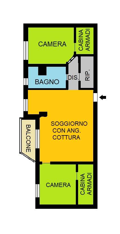 Immagine 17 di Appartamento in vendita  in Viale Passeggio Pubblico a Piacenza