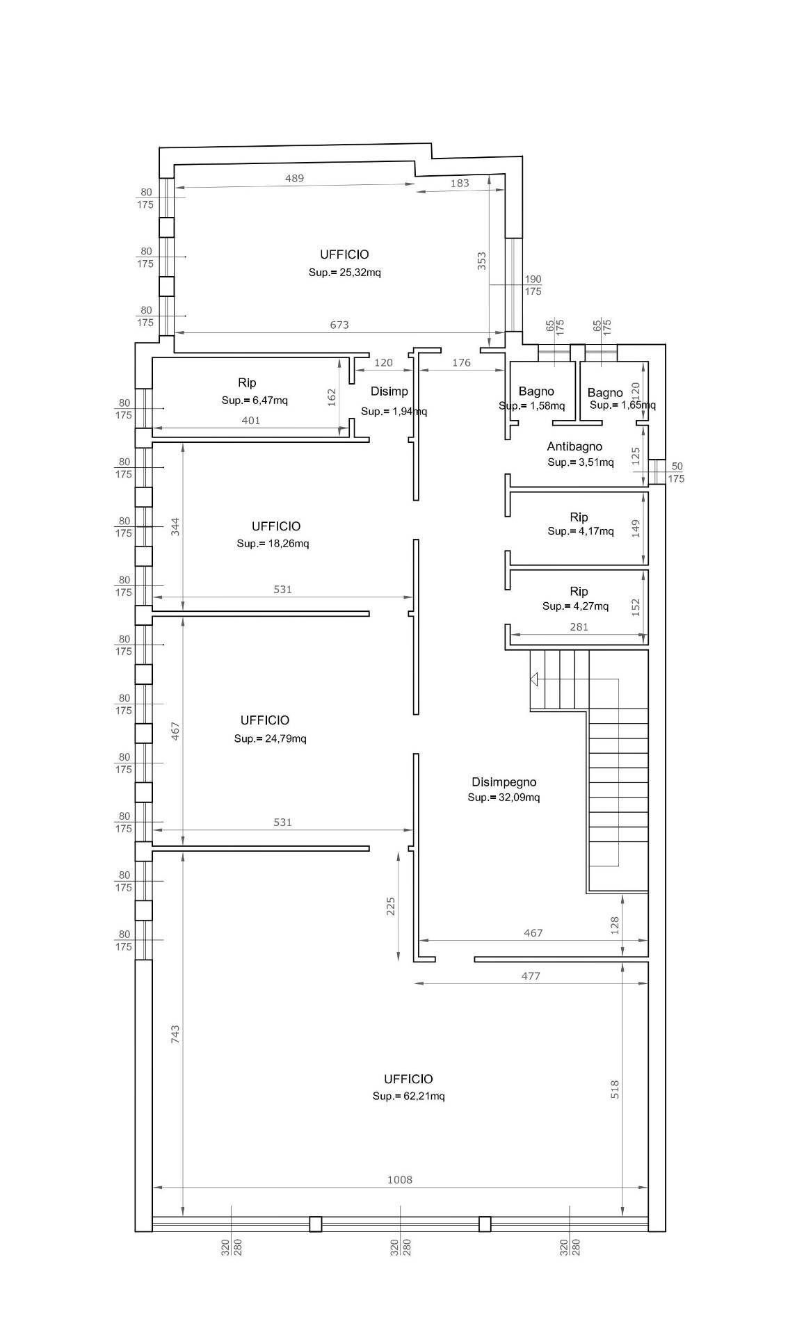 Immagine 14 di Ufficio in affitto  in Via Manfredi a Piacenza