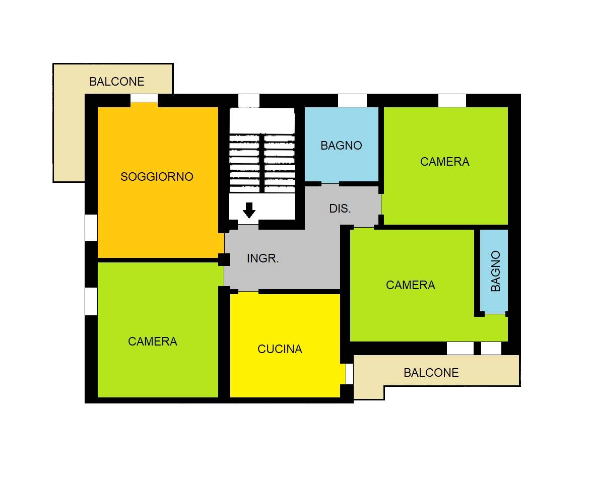 Immagine 18 di Appartamento in vendita  in Via Alessandria a Piacenza