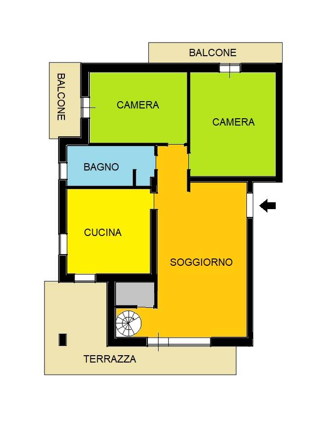 Immagine 26 di Appartamento in vendita  in Via Stradella a Piacenza