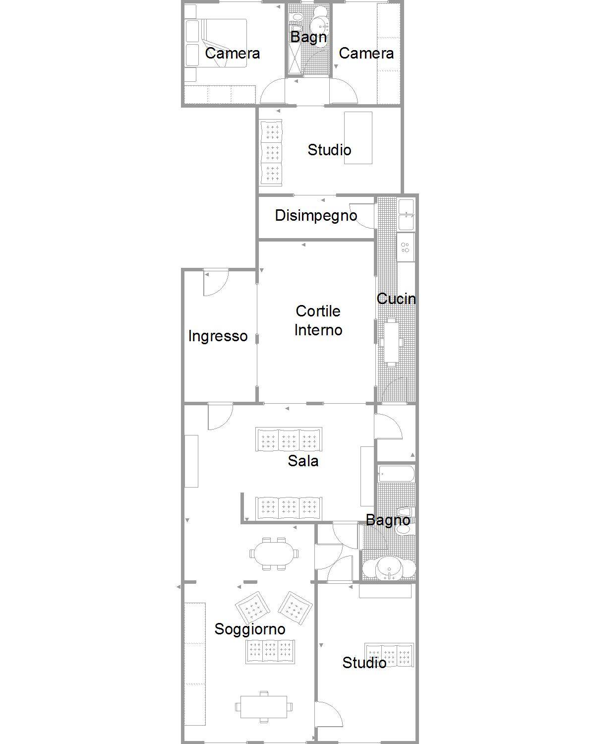 Immagine 24 di Appartamento in vendita  in PIAZZA BORGO a Piacenza