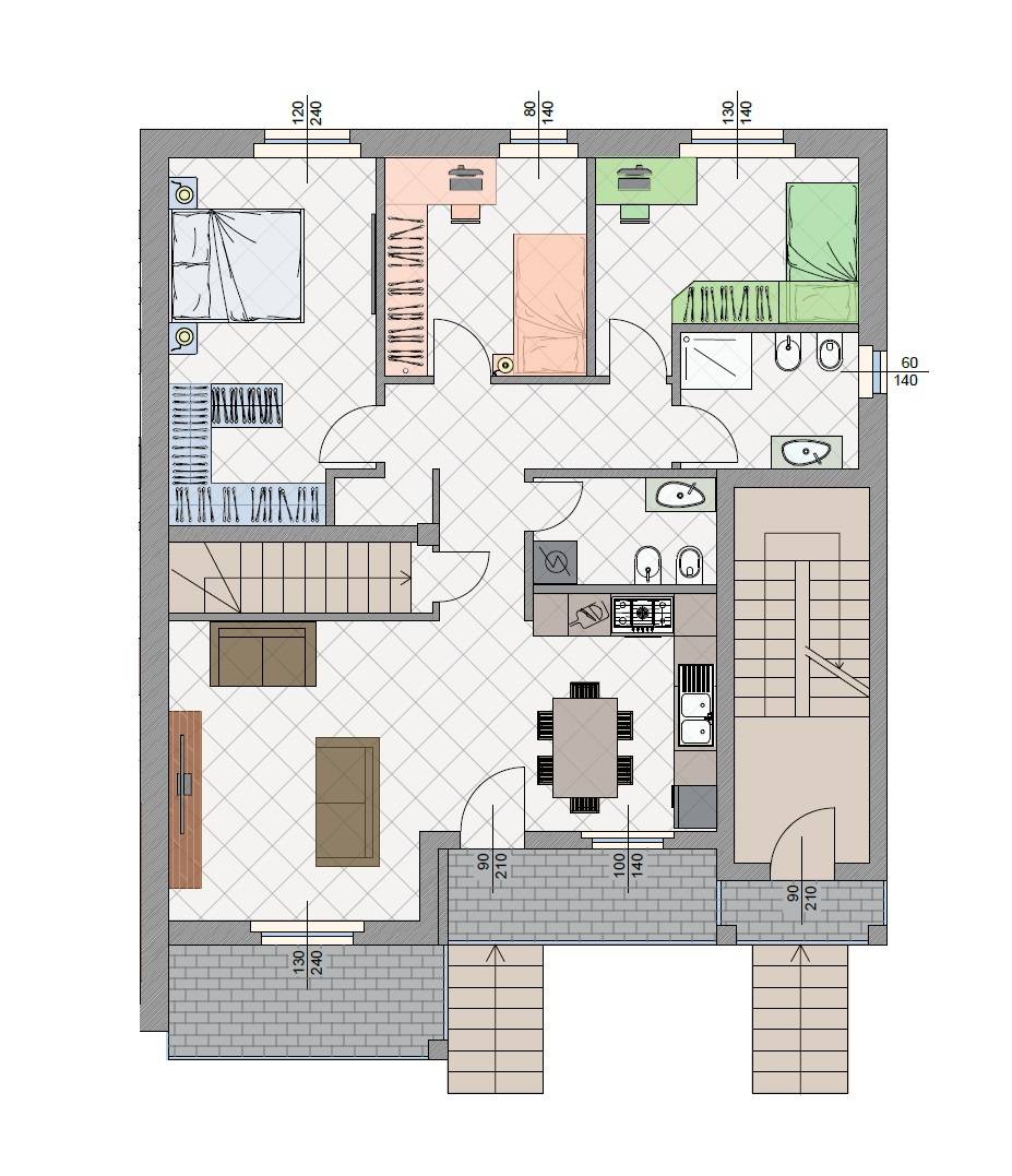 Immagine 14 di Appartamento in vendita  in Via Faustini a Agazzano