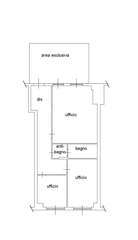 Immagine 13 di Ufficio in affitto  in Via Colombo a Piacenza
