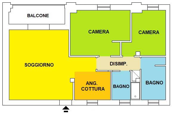 Immagine 8 di Appartamento in vendita  in Via Roma a Pontenure