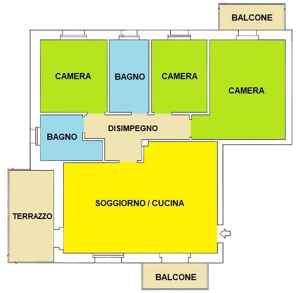 Immagine 2 di Appartamento in vendita  in Via I Maggio a Cerignale