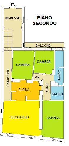 Immagine 25 di Appartamento in vendita  in Via Campagna a Piacenza