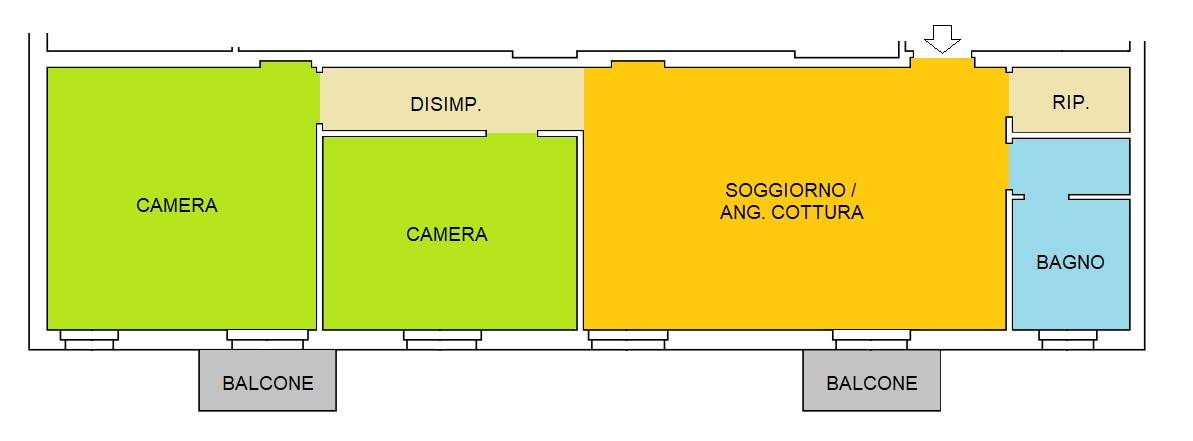 Immagine 12 di Appartamento in vendita  in Via Fulgosio a Piacenza
