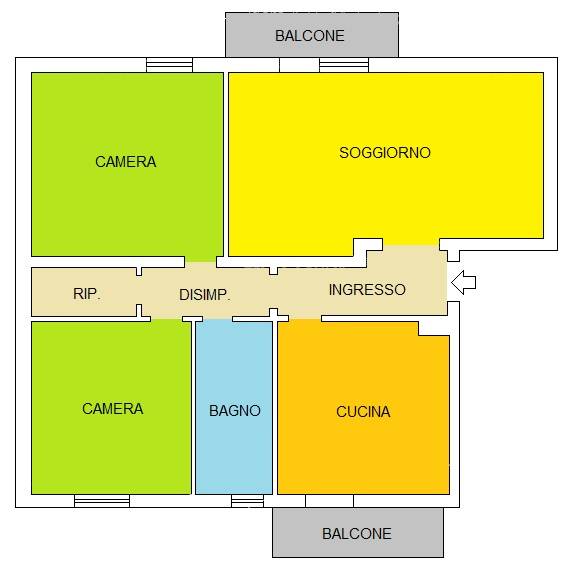 Immagine 18 di Appartamento in vendita  in Via Tortona a Piacenza
