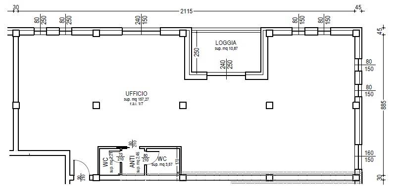 Immagine 5 di Ufficio in vendita  in Via Corselli a Piacenza
