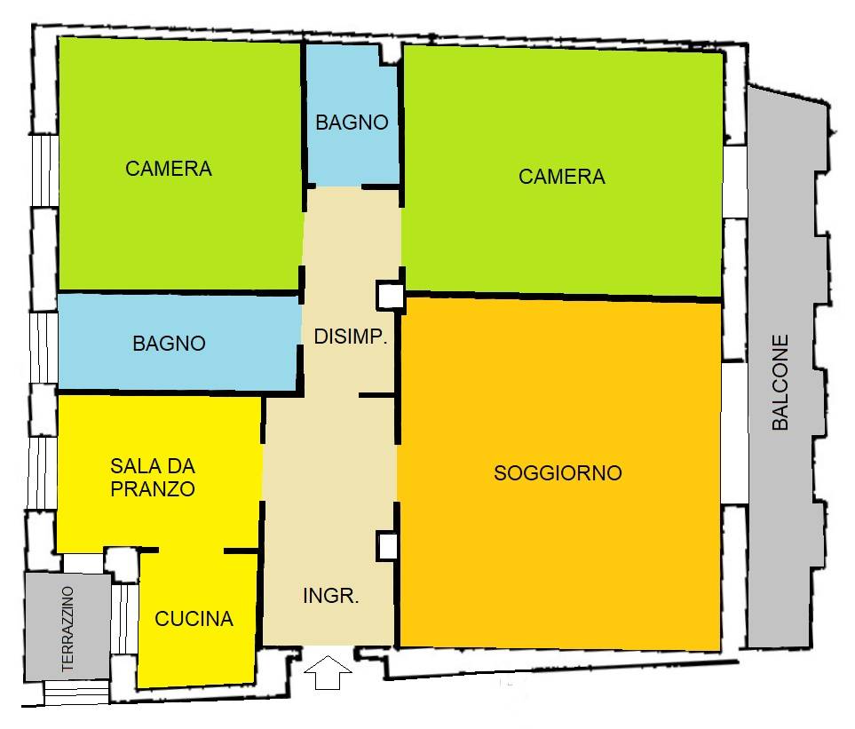 Immagine 24 di Appartamento in vendita  in Viale Dante Alighieri a Piacenza