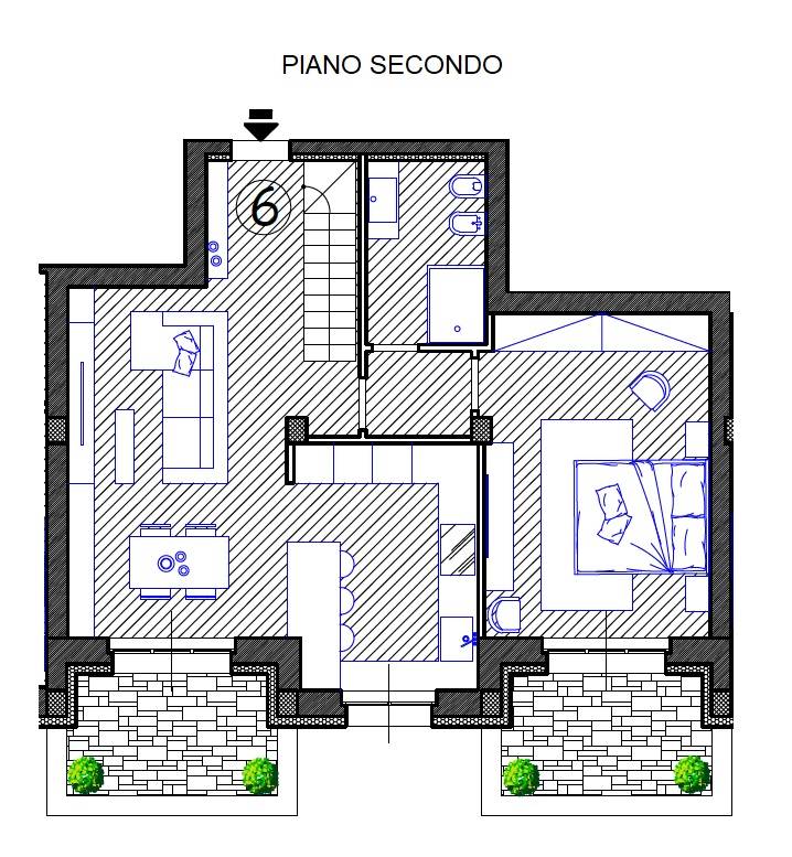 Immagine 24 di Appartamento in vendita  in Via Cavour a San Giorgio Piacentino