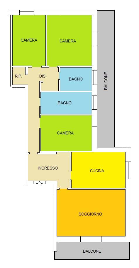 Immagine 23 di Appartamento in vendita  in Via Eugenio Cortinovis a Piacenza