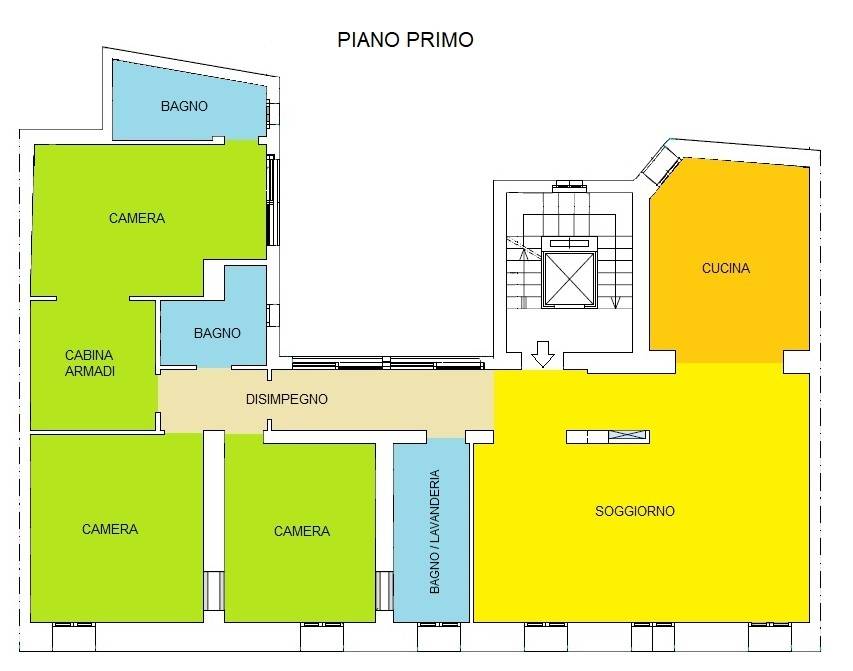 Immagine 6 di Appartamento in vendita  in Via San Siro a Piacenza