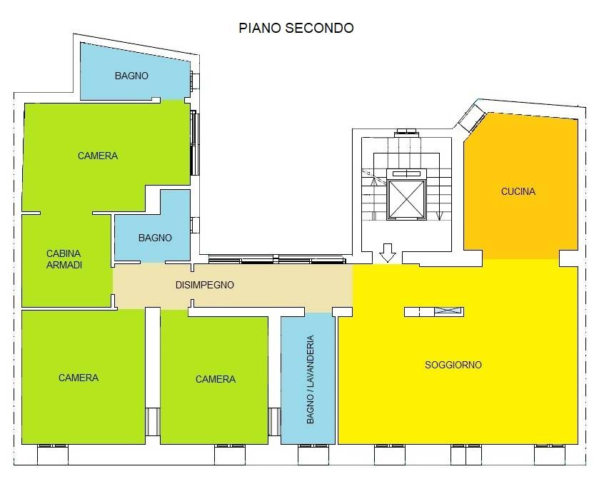 Immagine 7 di Appartamento in vendita  in Via San Siro a Piacenza