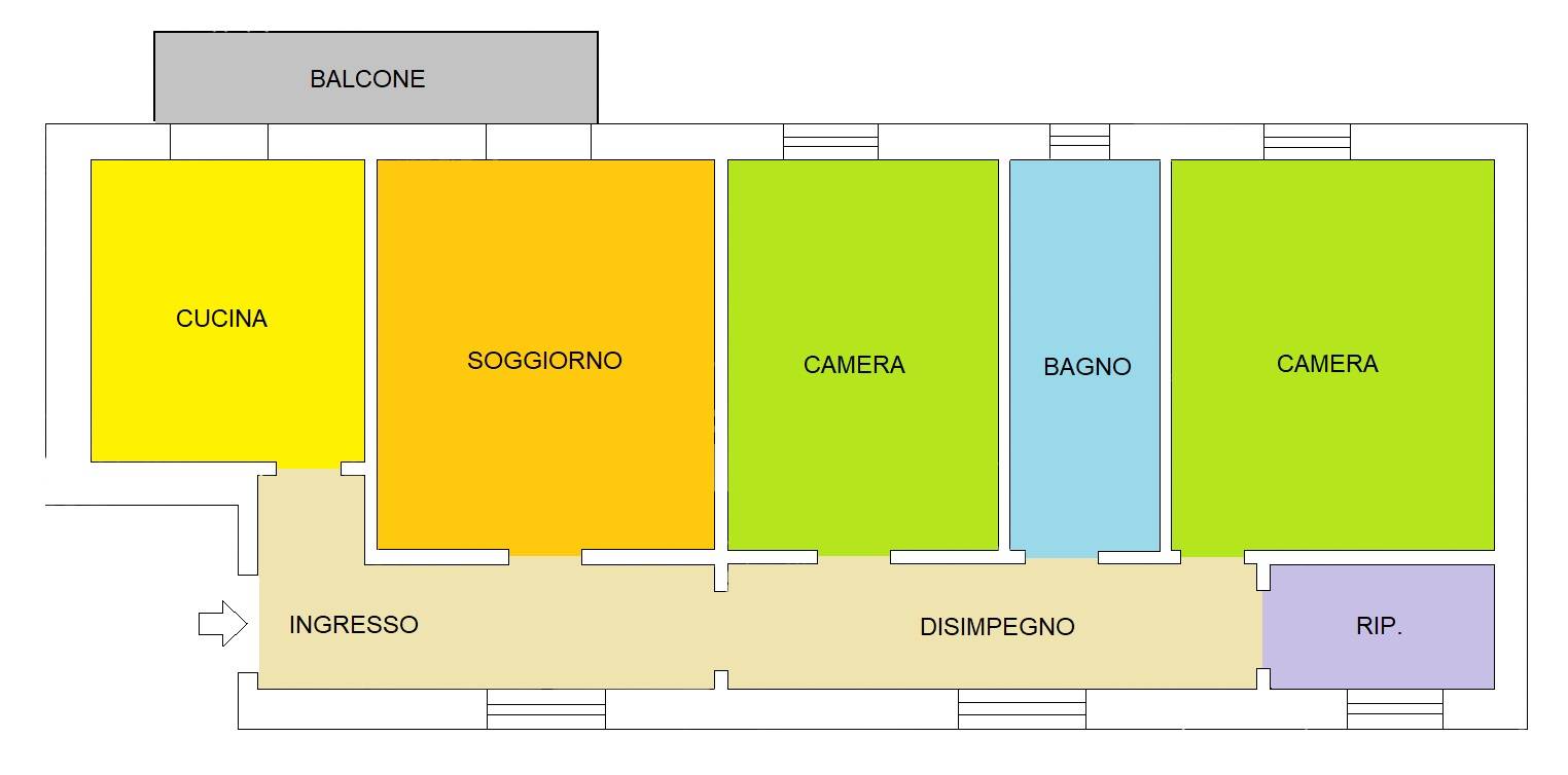 Immagine 19 di Appartamento in affitto  in Via Giovanni Negri a Piacenza