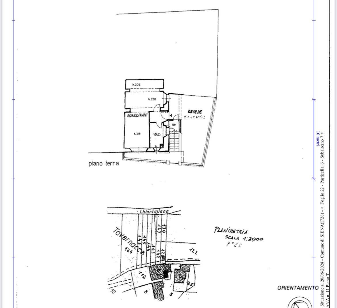 Immagine 40 di Casa indipendente in vendita  in Strada di casa al bosco 9 a Siena